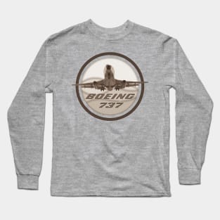 737 front Long Sleeve T-Shirt